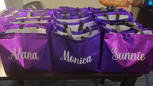 Personalized Reusable Gift Bags Custom Tote Glam Bags