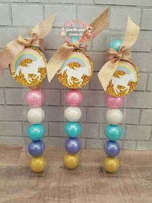 Gumball Party Favor Tubes