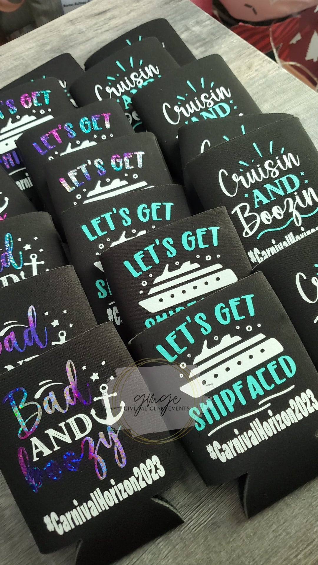 Custom Cruise Bar Crawl Koozies