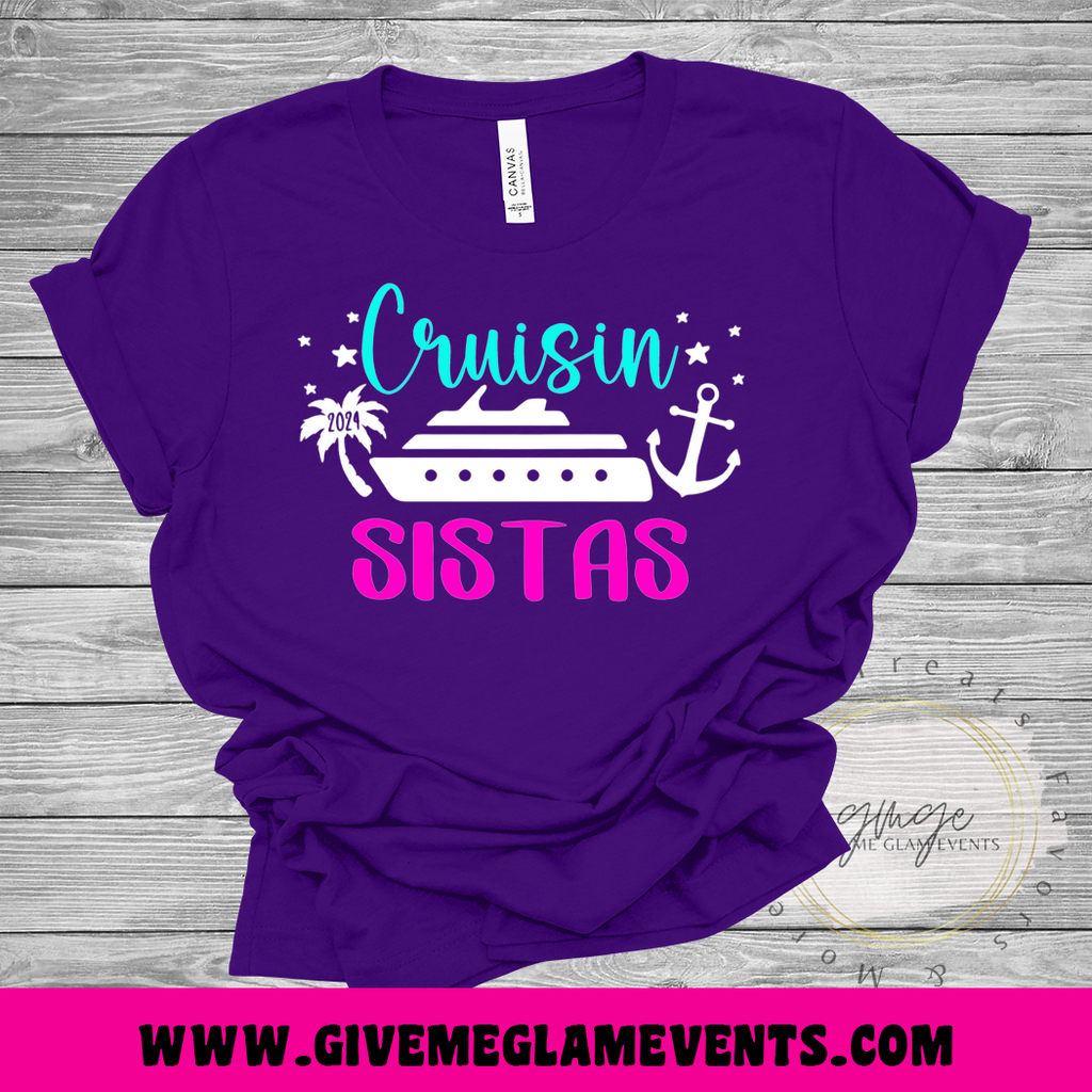 Cruisin Sistas Girls Trip Cruise Shirt