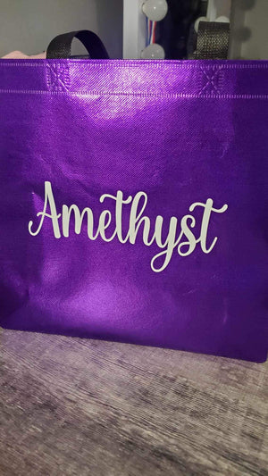 Personalized Reusable Gift Bags Custom Tote Glam Bags