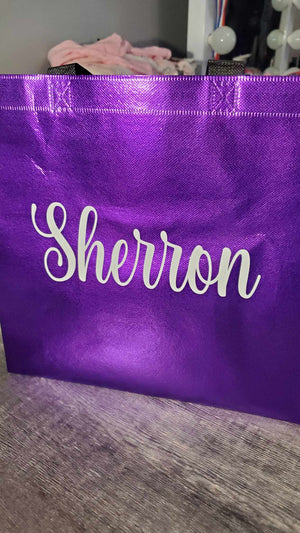 Personalized Reusable Gift Bags Custom Tote Glam Bags