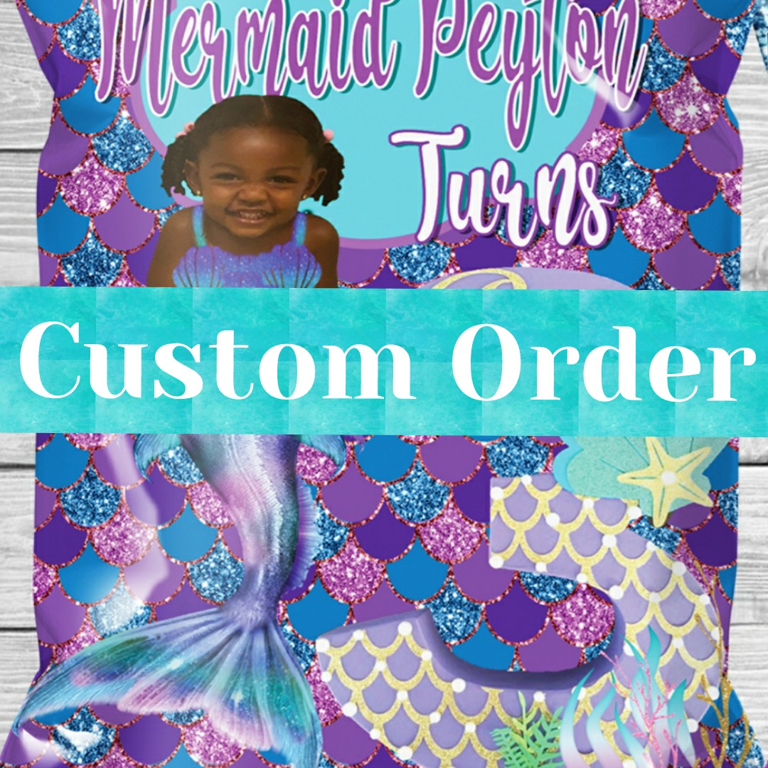 Custom Order For Lisa Mermaid Peyton Mini Coloring Book Activity Packs