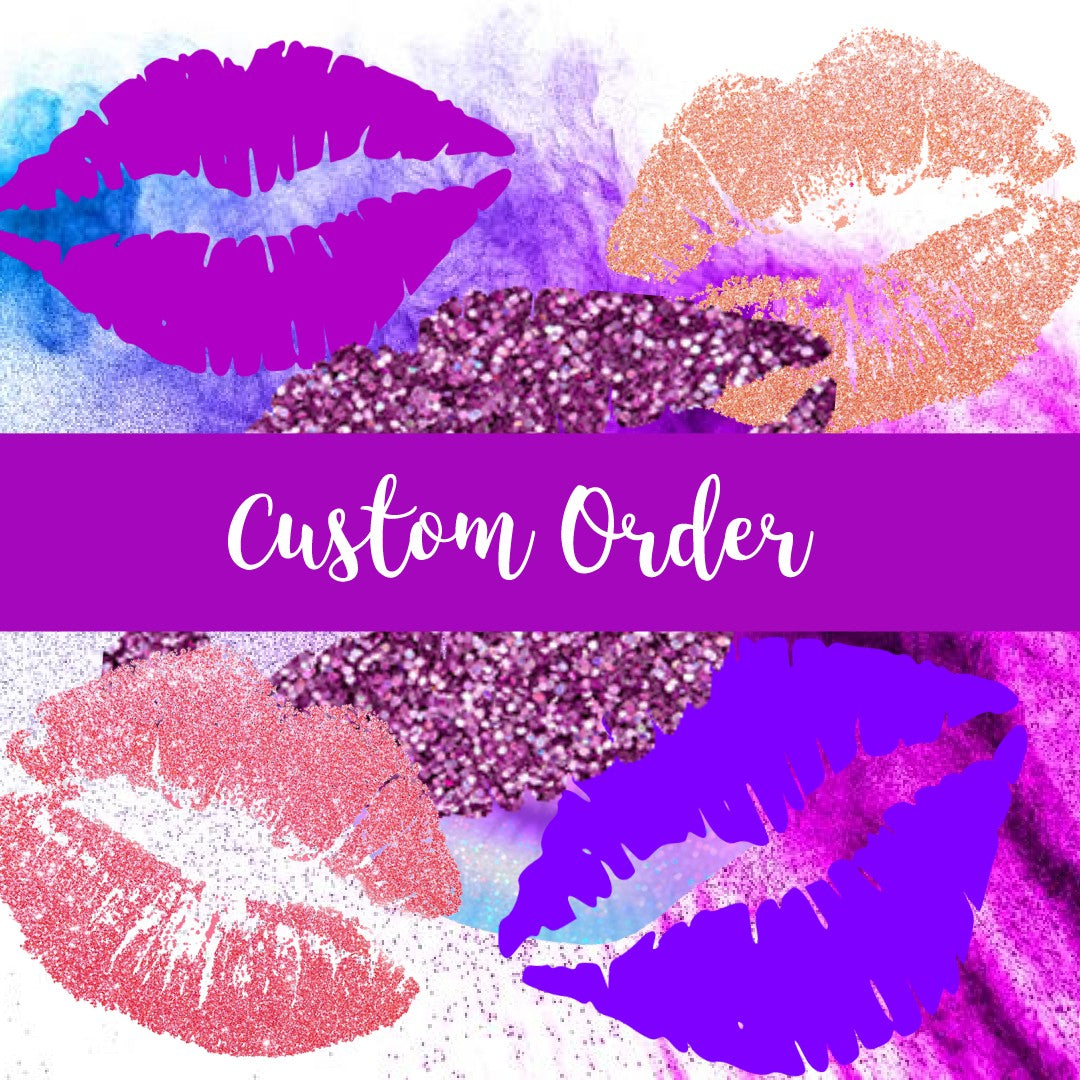 Custom Order For Sandra Lip Gloss Logo & Printed Sheet