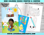 Easter Boys Mini Coloring Books - Basker Stuffers