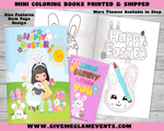Easter Girls Mini Coloring Books - Basker Stuffers