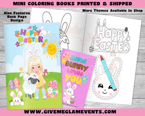 Easter Girls Mini Coloring Books - Basker Stuffers