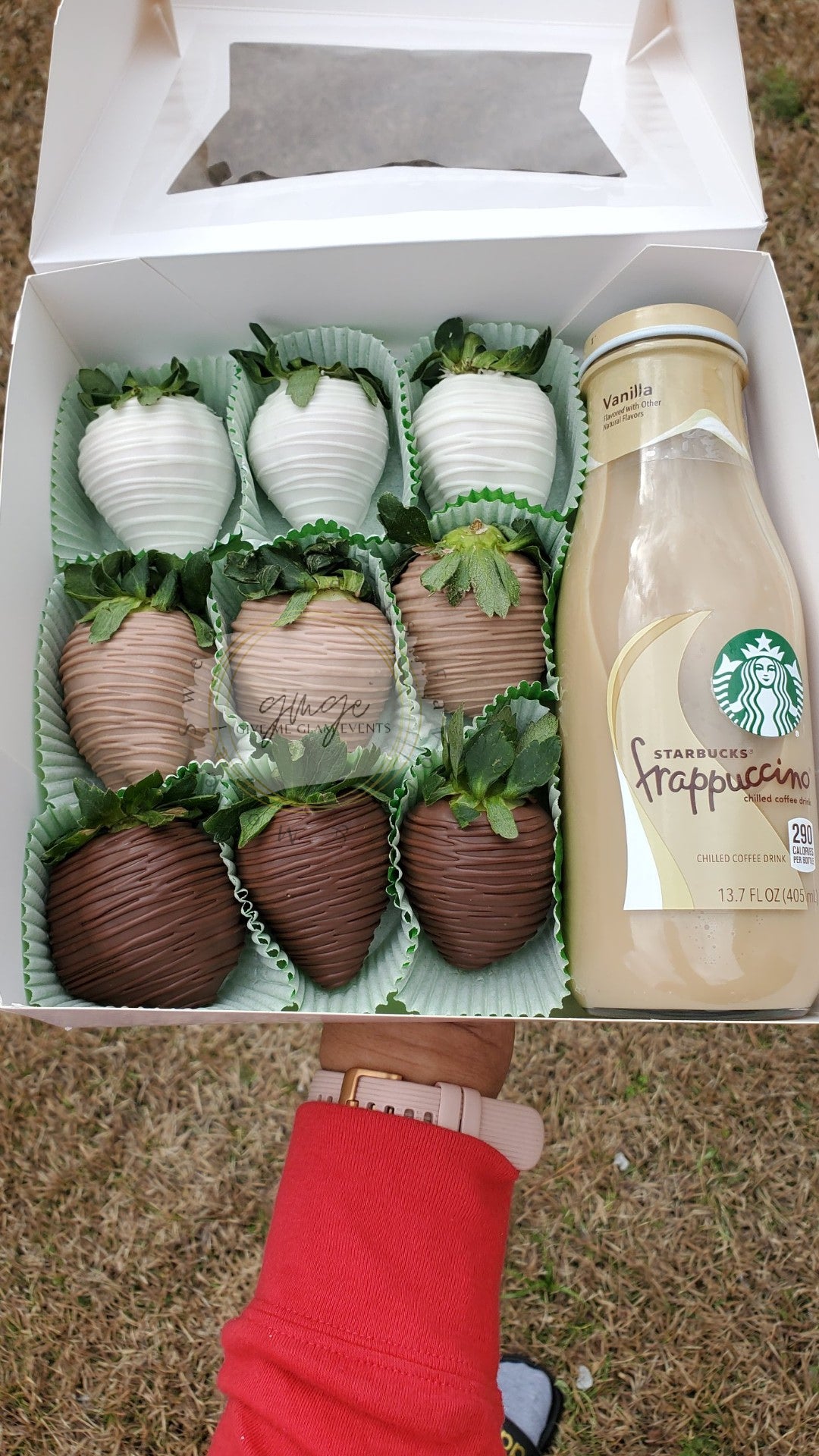 Mother's Day Chocolate Covered Strawberry Latte Frappe Boxes (LOCAL PICKUP ONLY)
