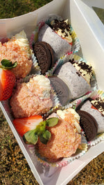 Cheesecake Stuffed Chocolate Covered Strawberries (12ct) LOCAL PICKUP ONLY MONCKS CORNER, SC!
