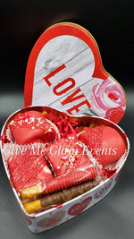Valentine Heart Shaped Variety Chocolate Dipped Treat Boxes (LOCAL PICKUP ONLY)