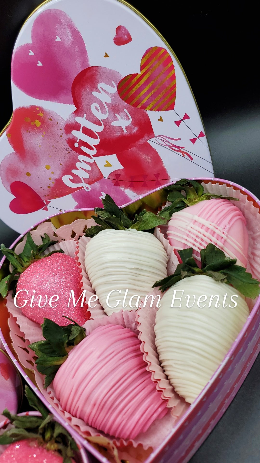 Valentine Heart Shaped Chocolate Covered Strawberry Boxes (LOCAL PICKUP ONLY)
