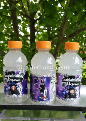 Grad Themed Mini Gatorade Sports Drink Bottle Labels Digital Printed or Assembled 12fl oz