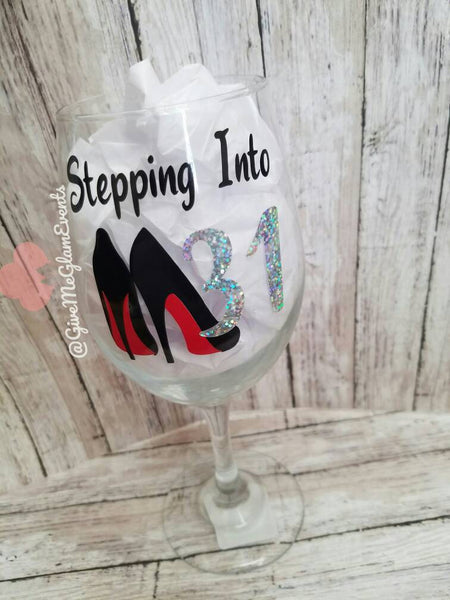Personalized Stemless Champagne Flutes - Design: CUSTOM