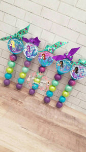 Mermaid Theme Gumball Bubblegum Tube Party favors 6ct or 12ct Tubes